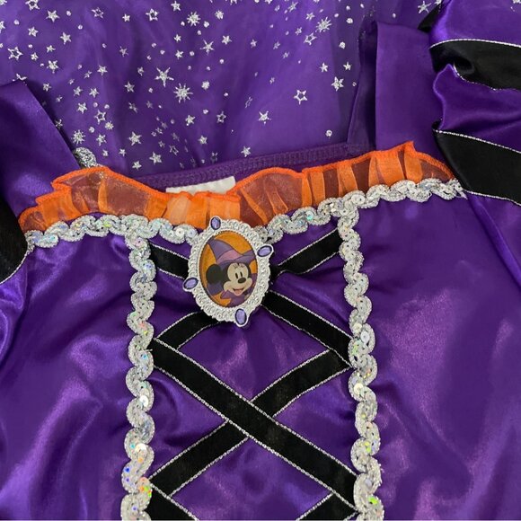 Disney Minnie Mouse Magical Witch Halloween Costume Girls 5/6 Parks Dress Up - Picture 3 of 9